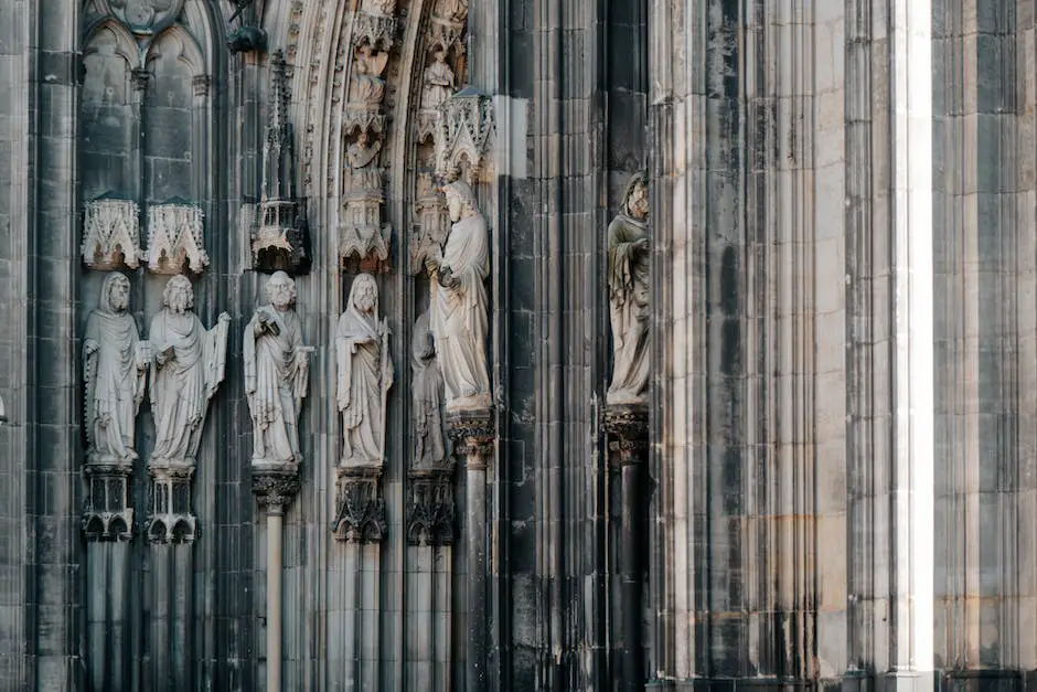 Image of various saints in the Catholic Church, symbolizing their role as role models of faith and intercessors for the faithful.