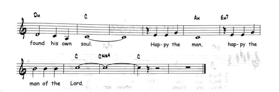 happy the man sheet music part 2